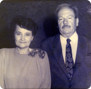 Fundadores da Doce Docê, Felicita Amalia Zanella e Pedro Angelo Zanella.